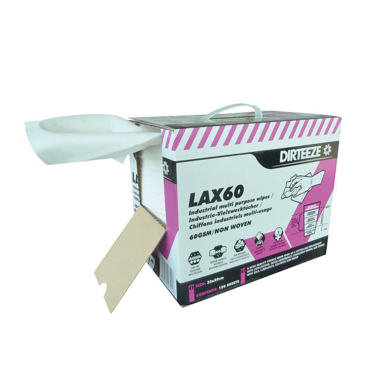 DIRTEEZE LAX60 dry wipes (150st)